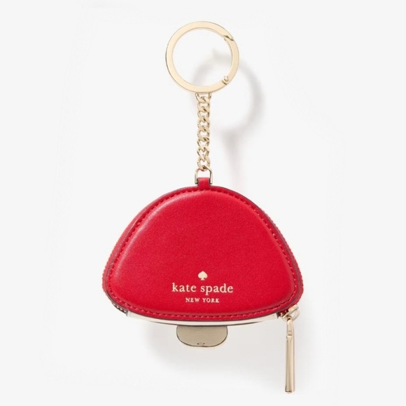 Kate Spade 3D Mushroom Bagcharm, Red Multi - Picture 3 of 4